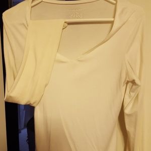 Women's small white long sleeve shirt